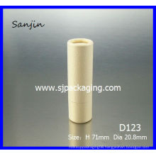 Paper cosmetic packaging cardboard tube green paper tube for lip balm